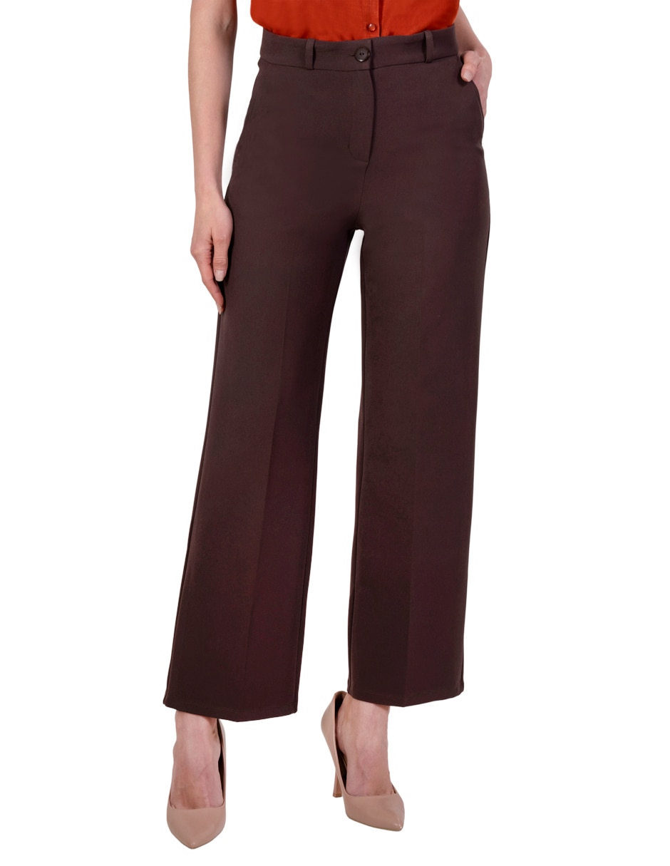Pantalón recto para mujer