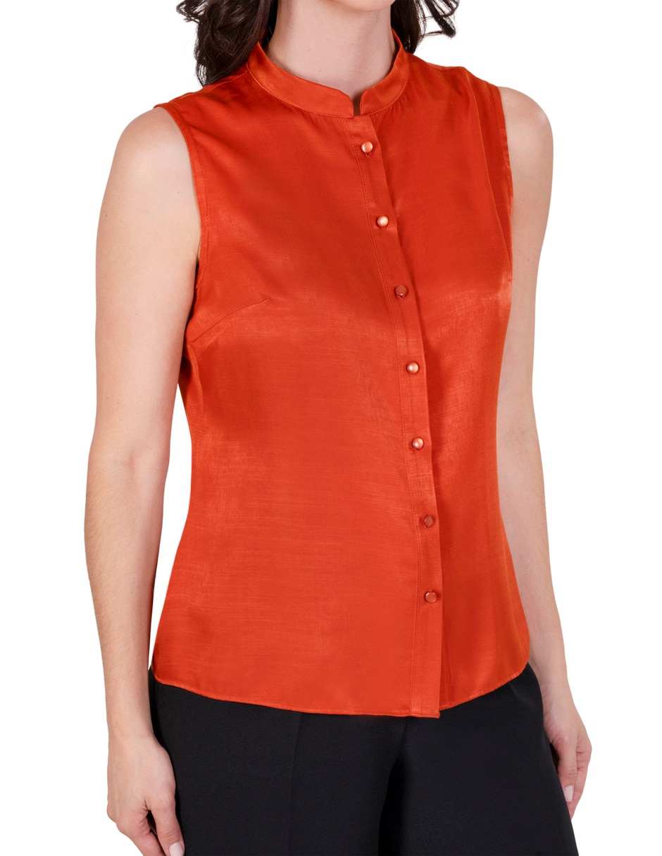 Blusa manga sin manga para mujer 3