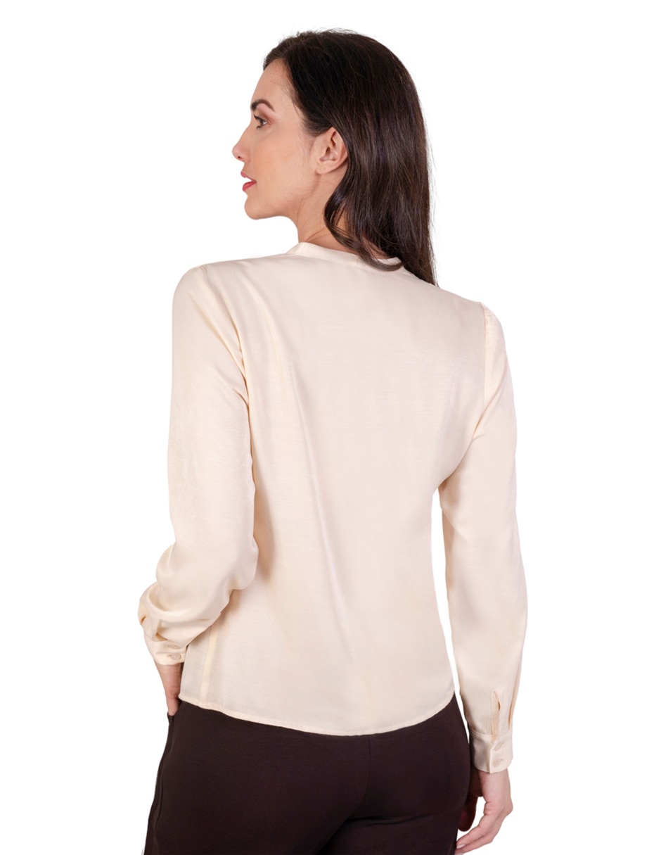 Blusa manga larga para mujer 4