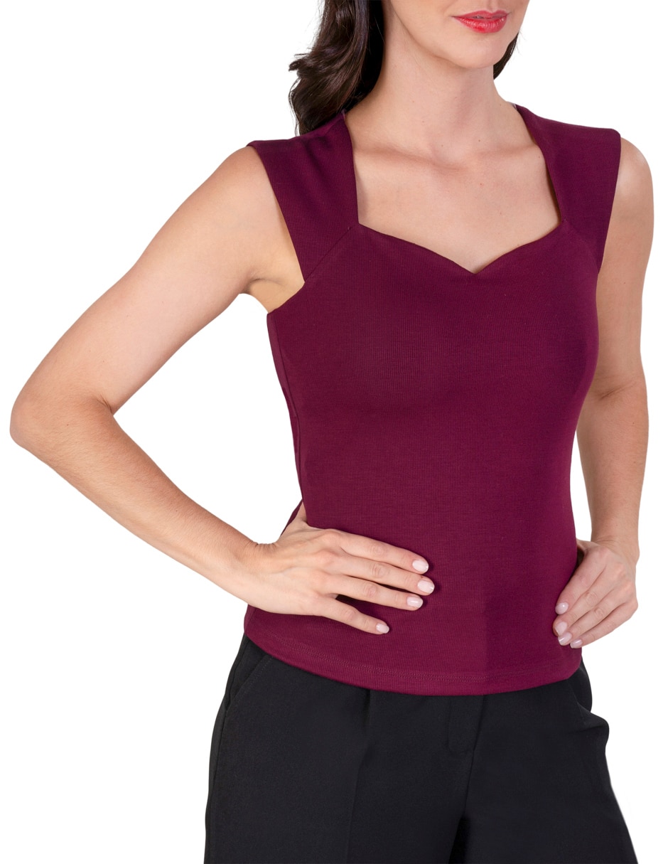 Blusa manga corta para mujer 3
