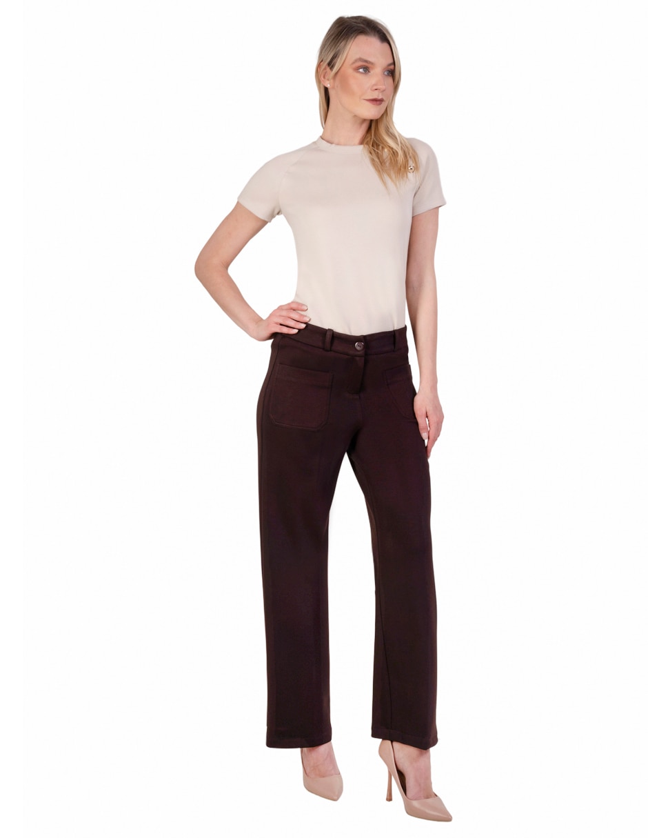 Pantalón de vestir regular para mujer 2