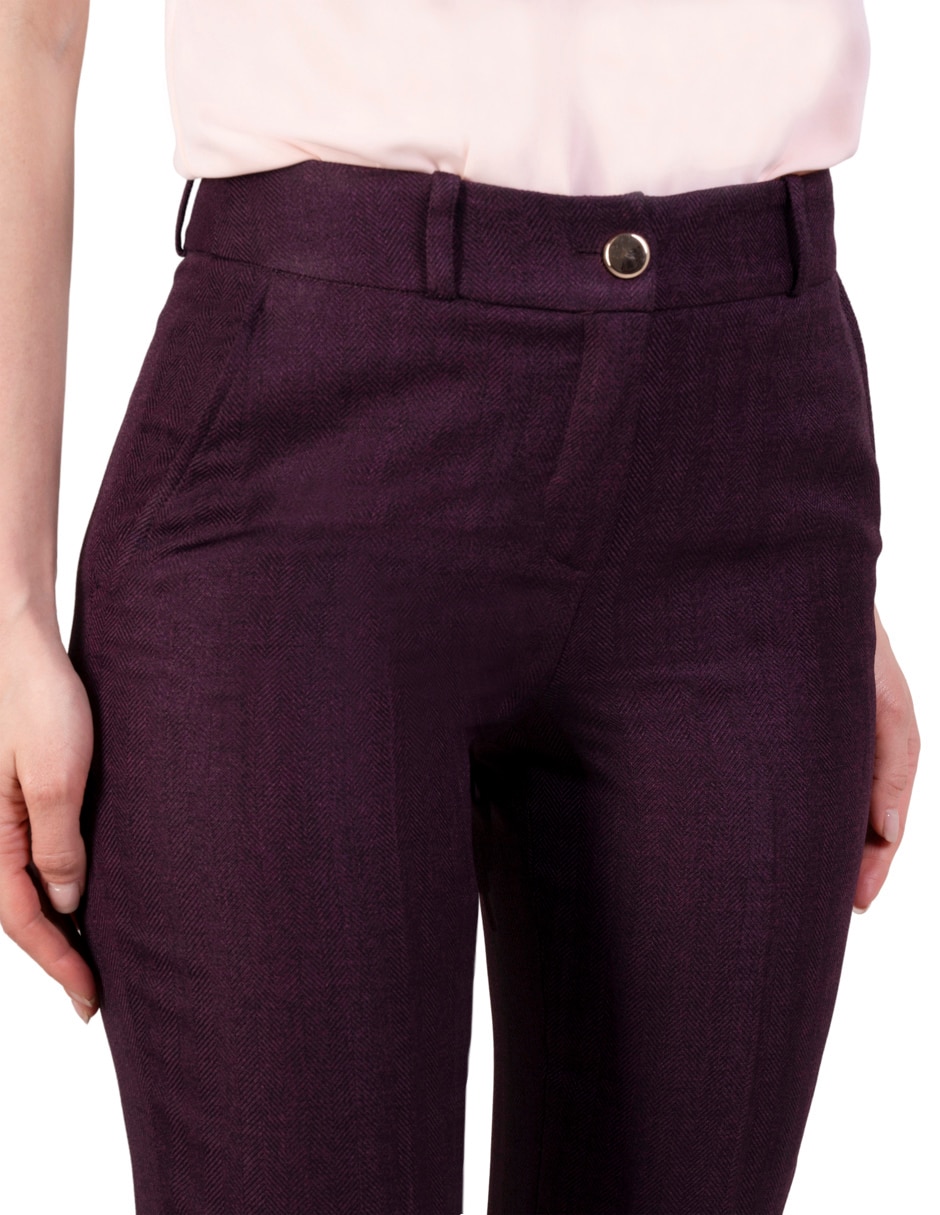 Pantalón de vestir regular para mujer 3