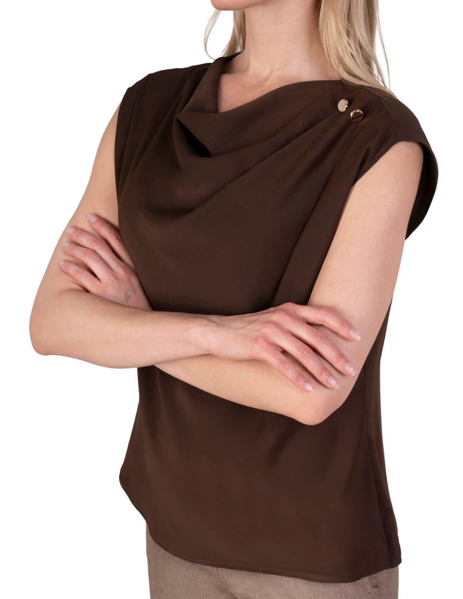 Blusa manga sin manga para mujer 3