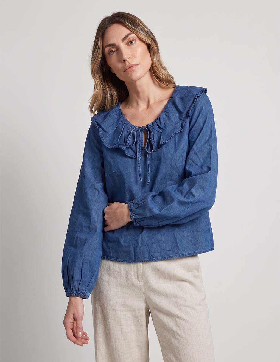 Blusa manga larga para mujer Blusa manga larga para mujer