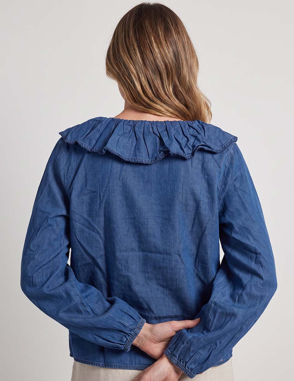 Blusa manga larga para mujer 4