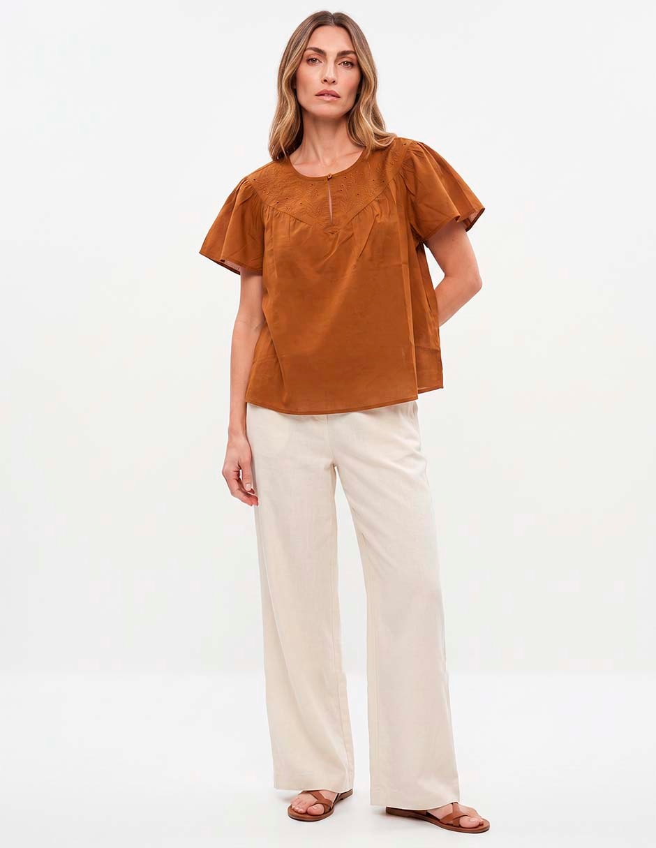 Blusa manga corta para mujer Blusa manga corta para mujer