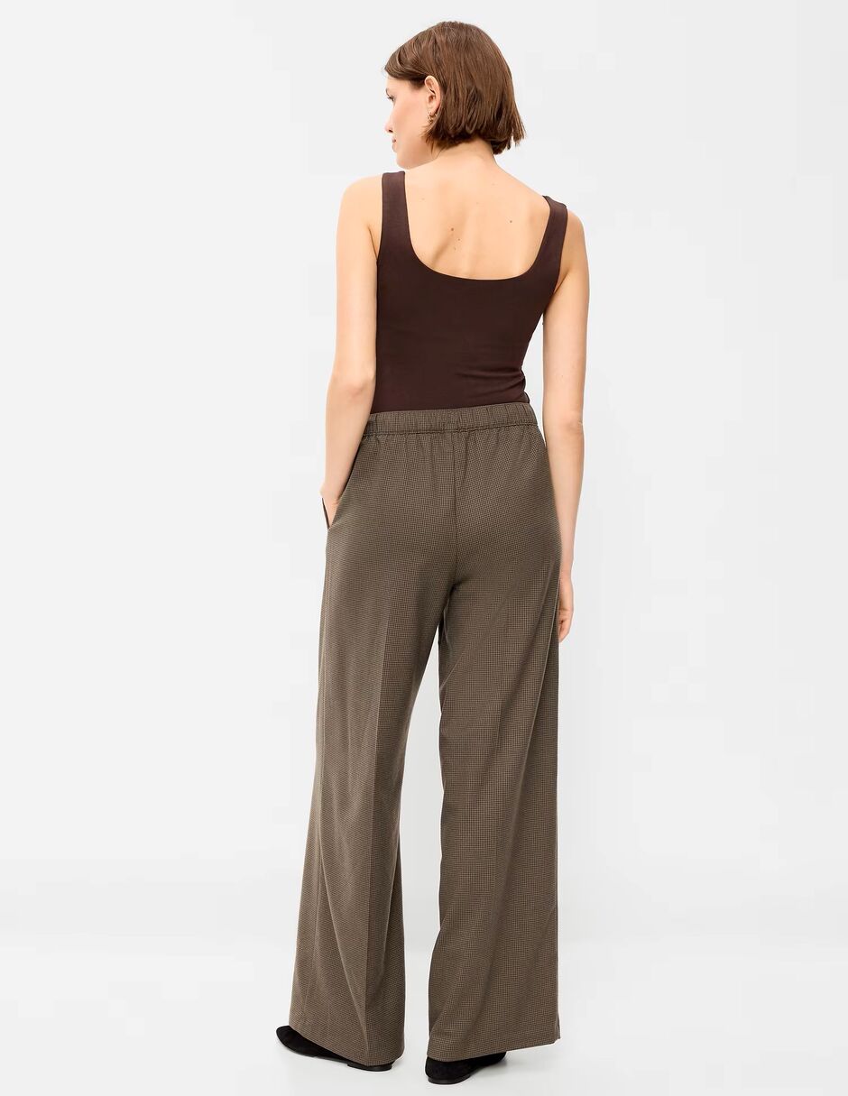 Pantalón regular old navy wide leg para mujer
