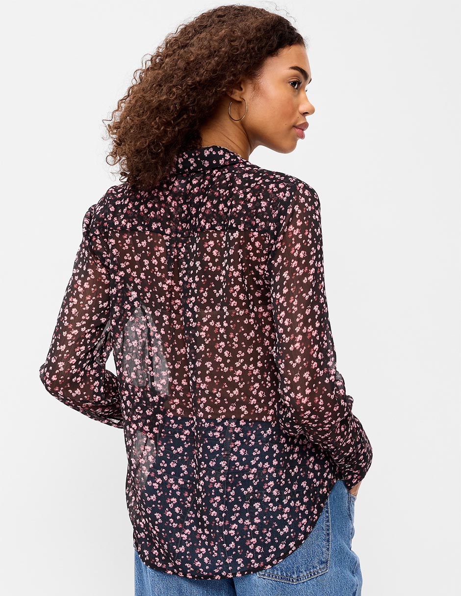 Blusa manga larga para mujer 4