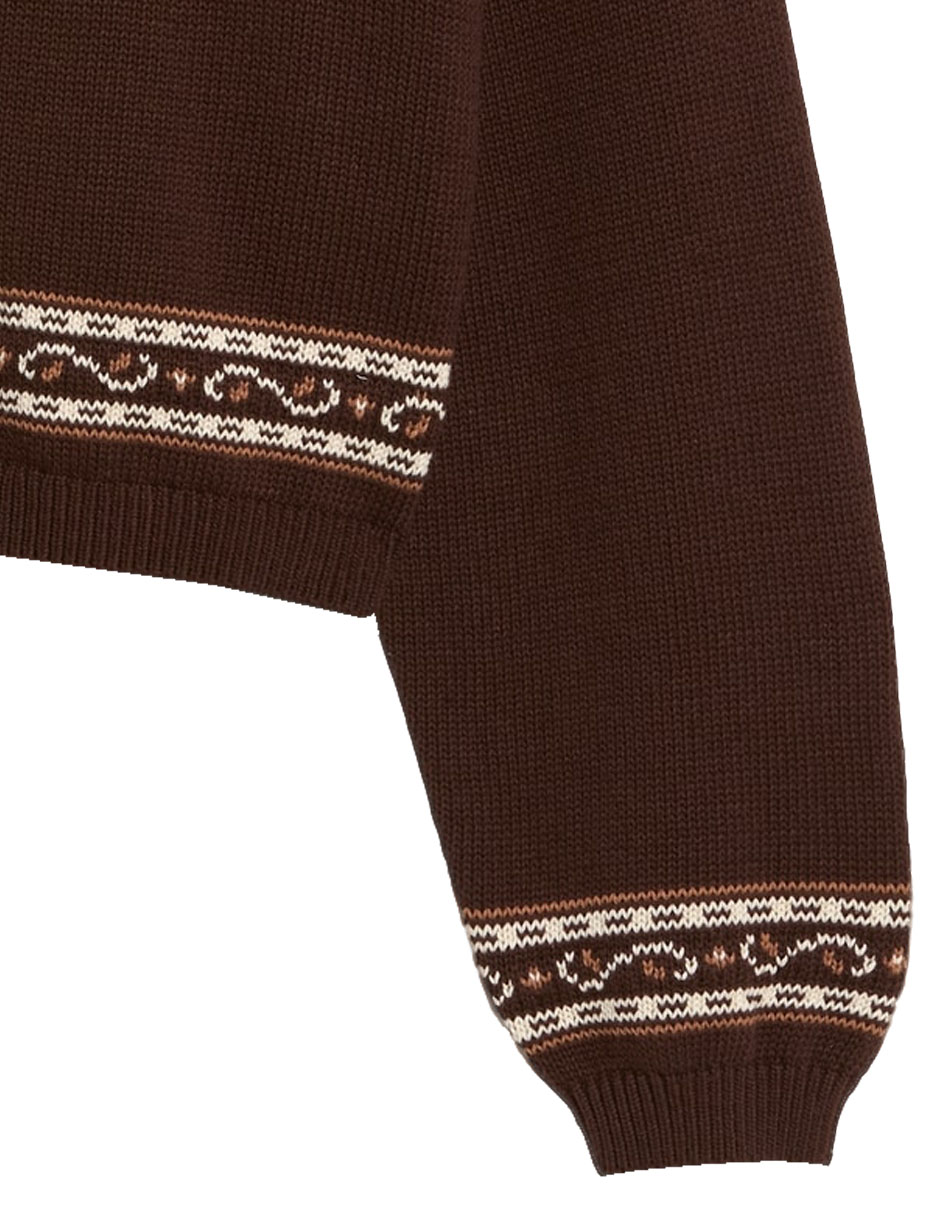 Suéter cuello con botón para mujer 3