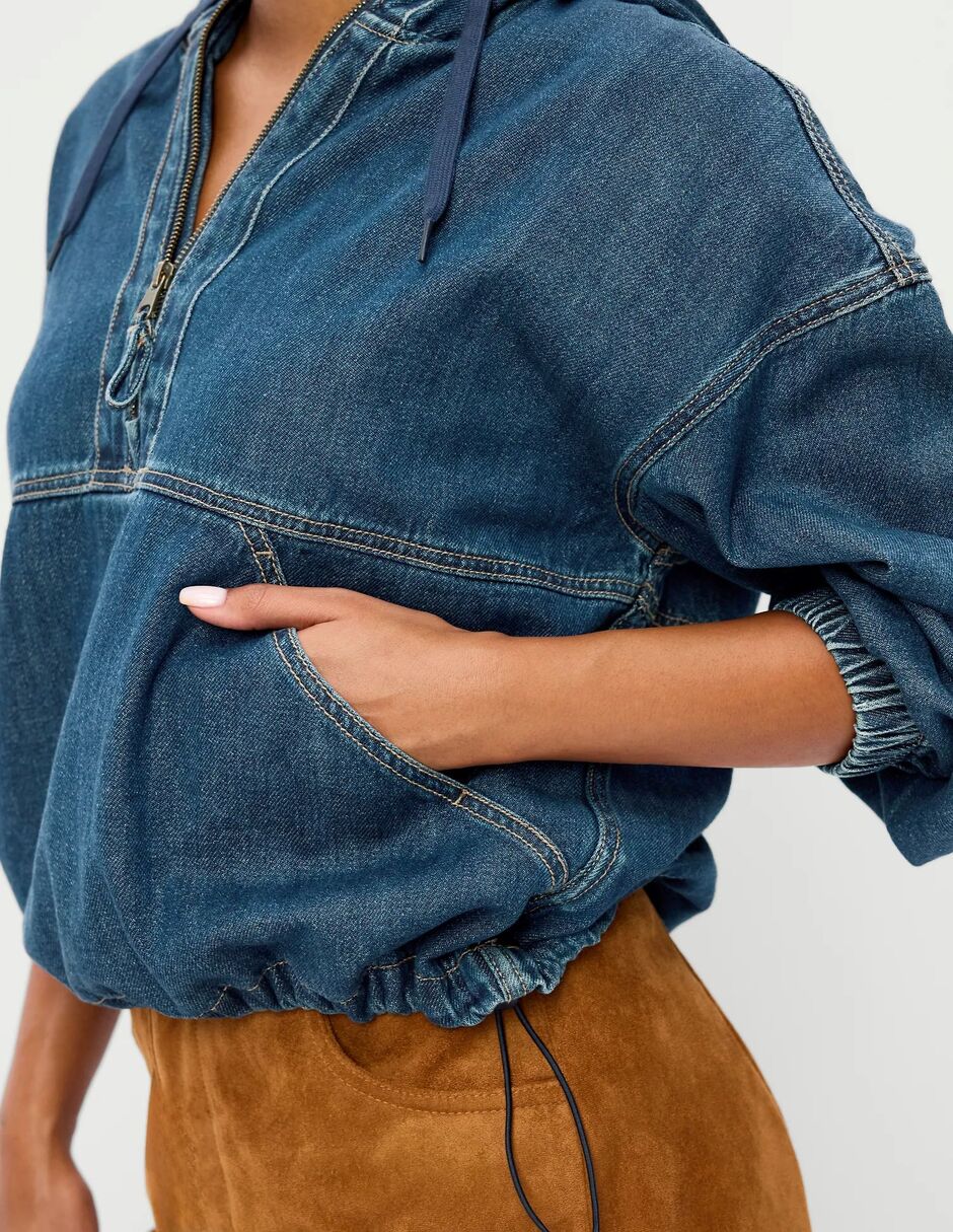 Chamarra denim de mezclilla para mujer 3