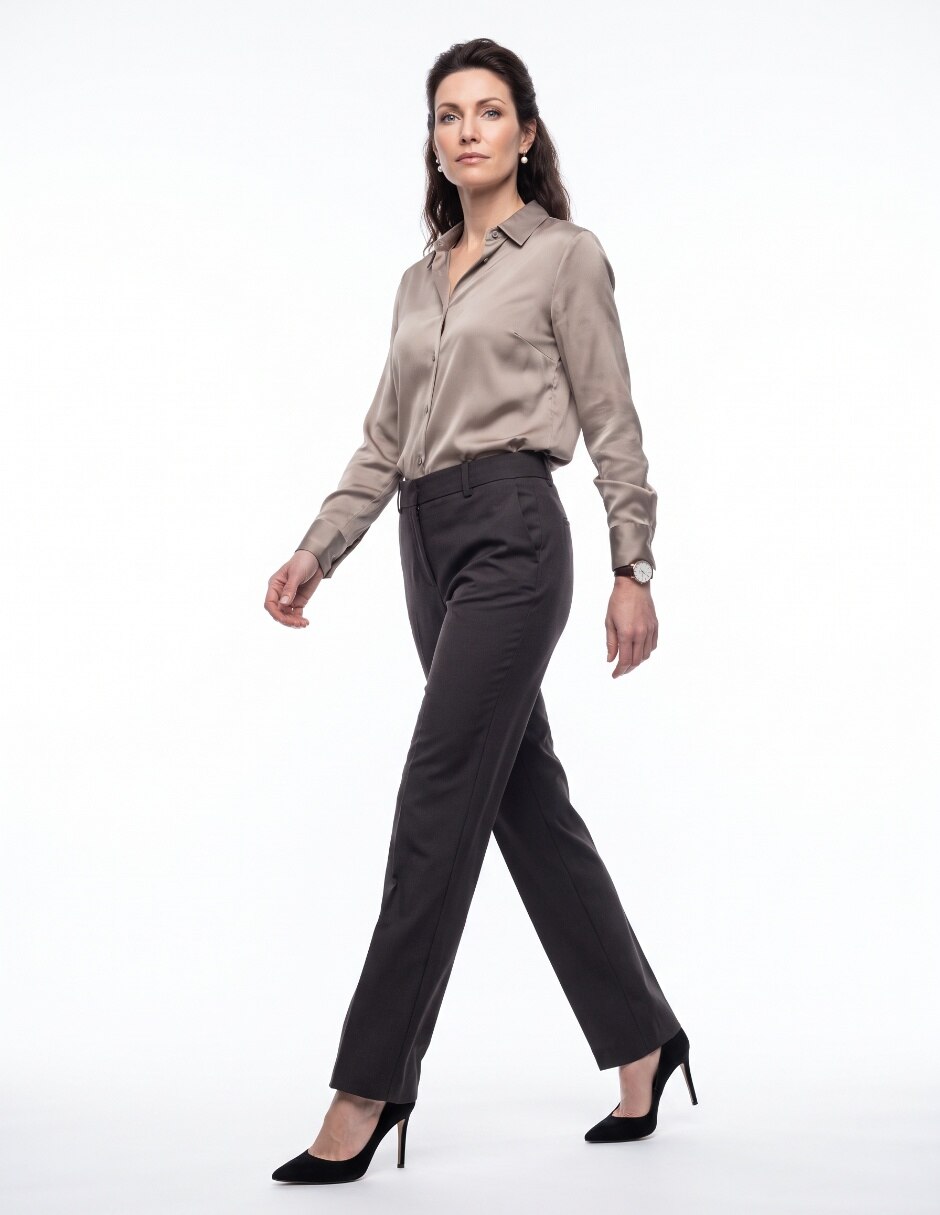 Pantalón straight para mujer