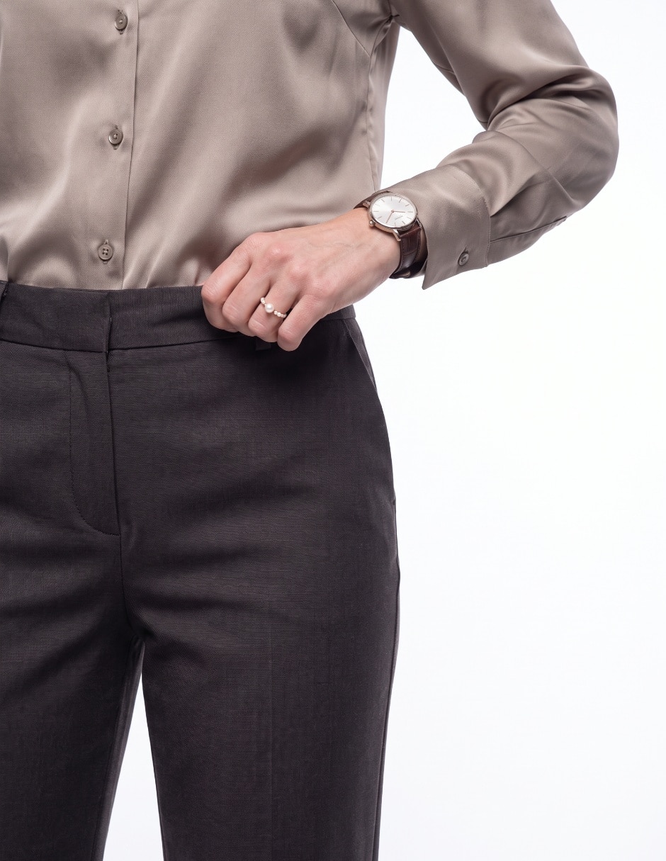 Pantalón straight para mujer 4