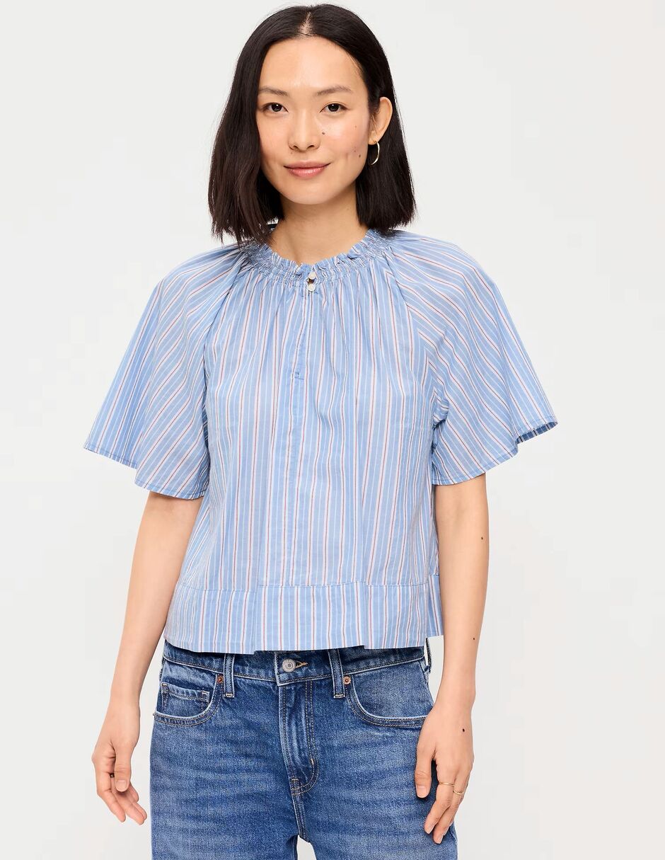 Blusa manga corta para mujer Blusa manga corta para mujer