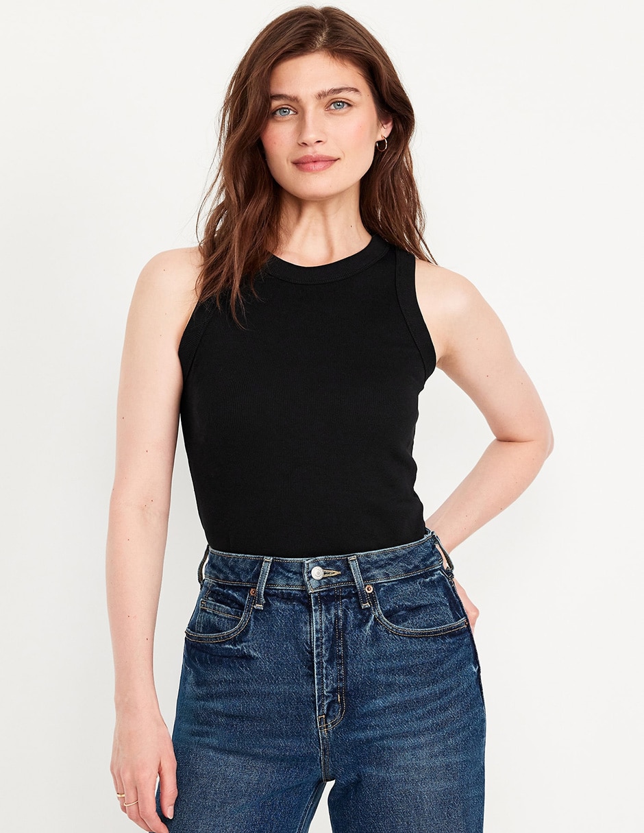 Playera cuello redondo para mujer 1