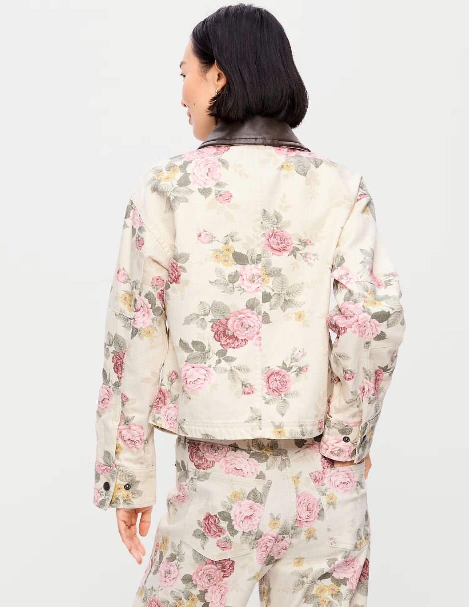 Chamarra denim de algodón para mujer 2