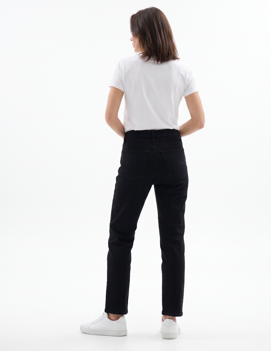 Jeans straight 909845-000 para mujer 2