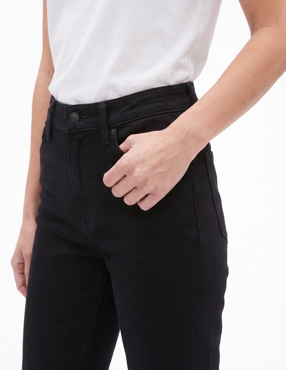 Jeans straight 909845-000 para mujer 4