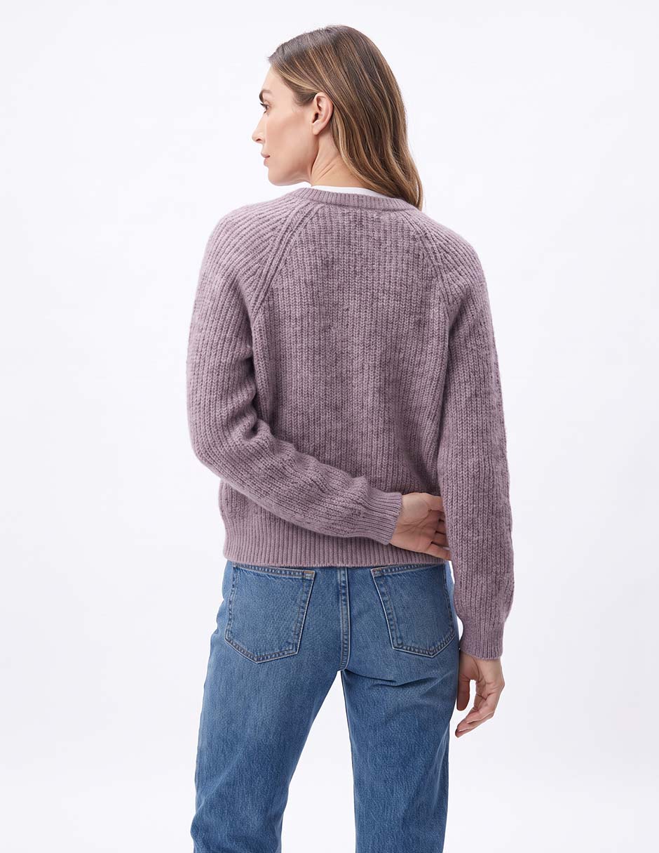 Suéter cuello redondo para mujer 4