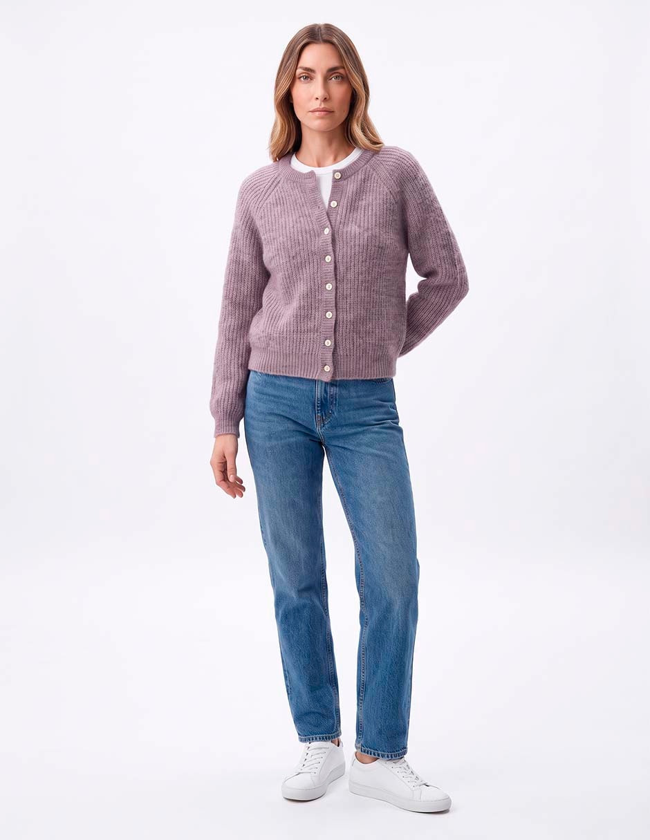 Suéter cuello redondo para mujer 3