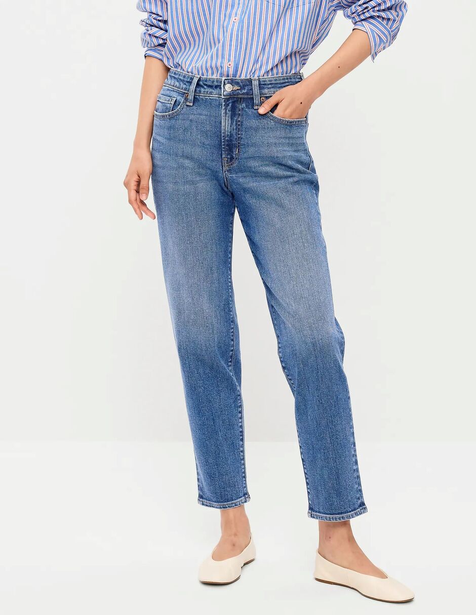 Jeans straight cintura para mujer Jeans straight cintura para mujer