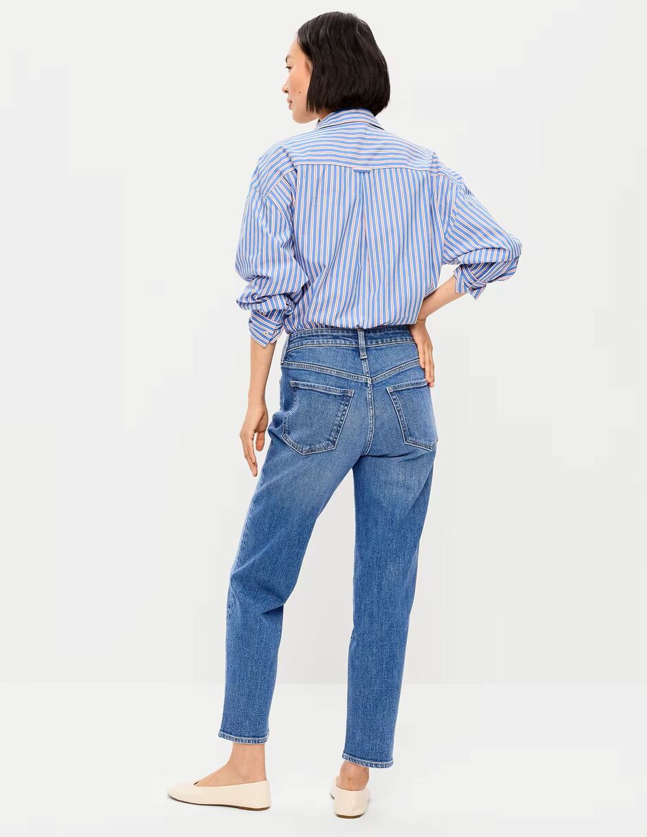Jeans straight cintura para mujer 3