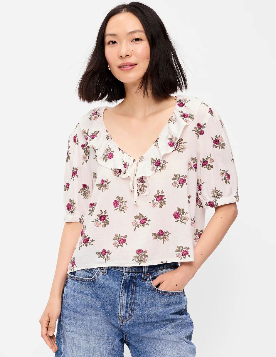 Blusa manga al codo para mujer Blusa manga al codo para mujer