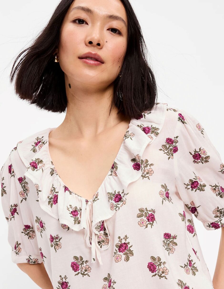 Blusa manga al codo para mujer 3