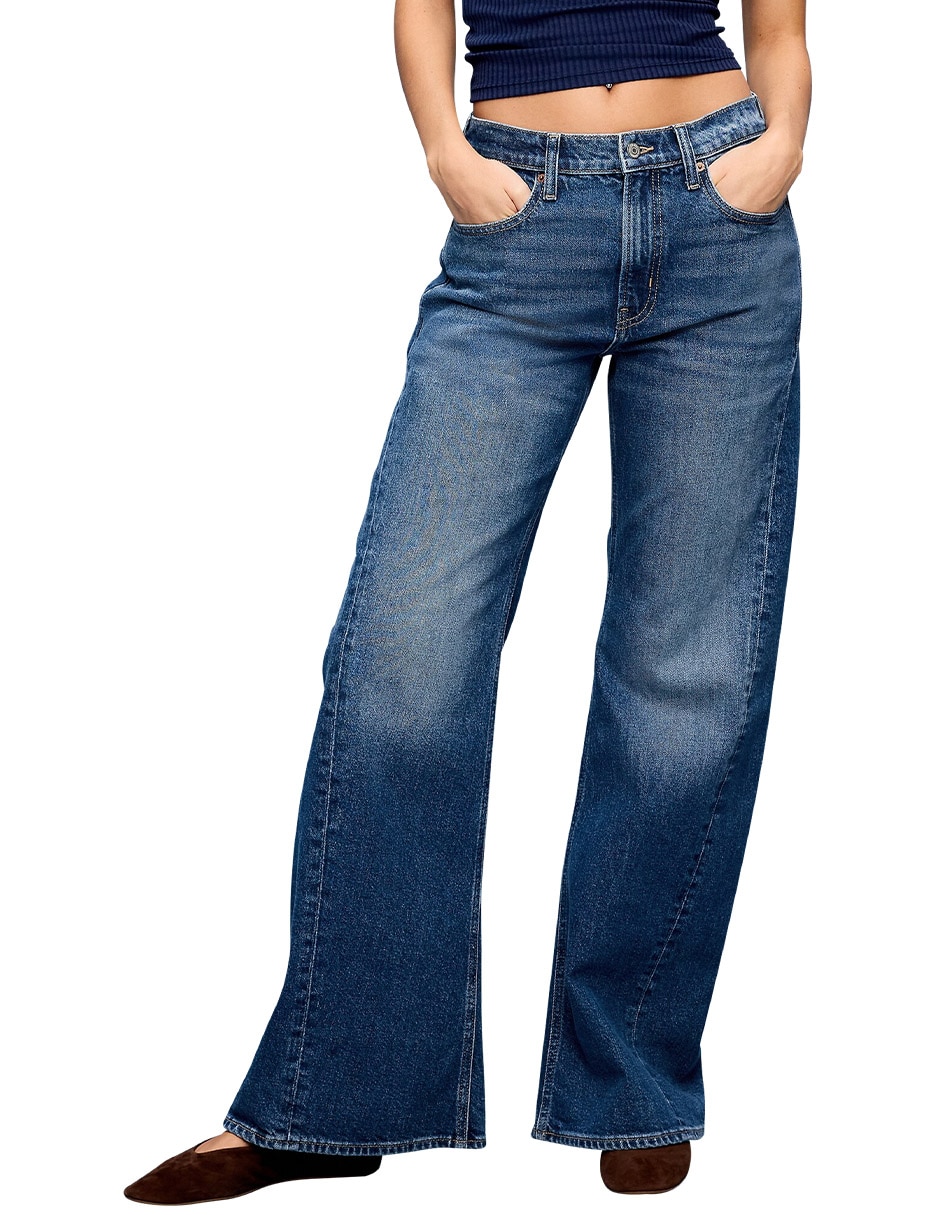Jeans flare cintura para mujer Jeans flare cintura para mujer