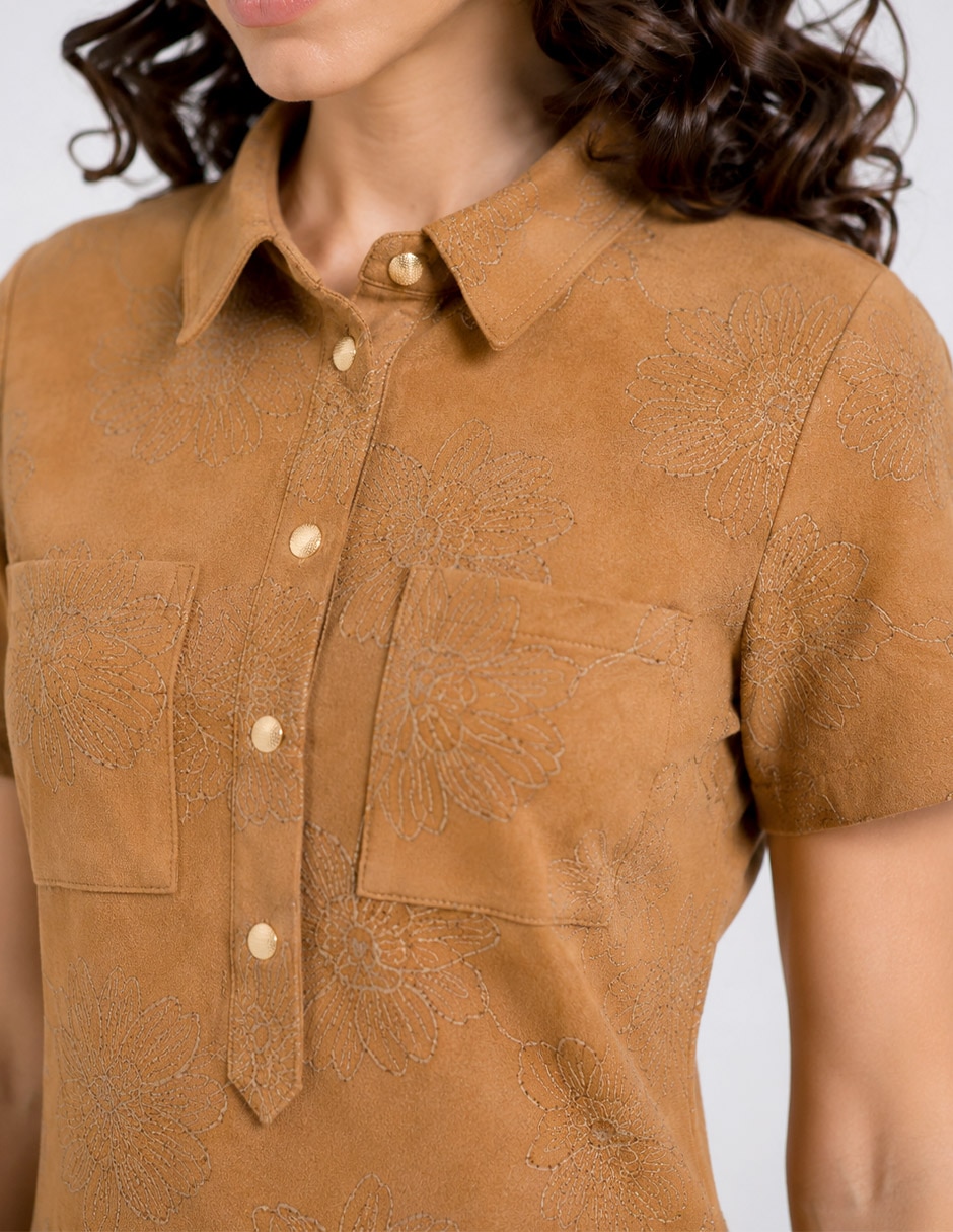 Vestido arriba rodilla casual Muriel para mujer