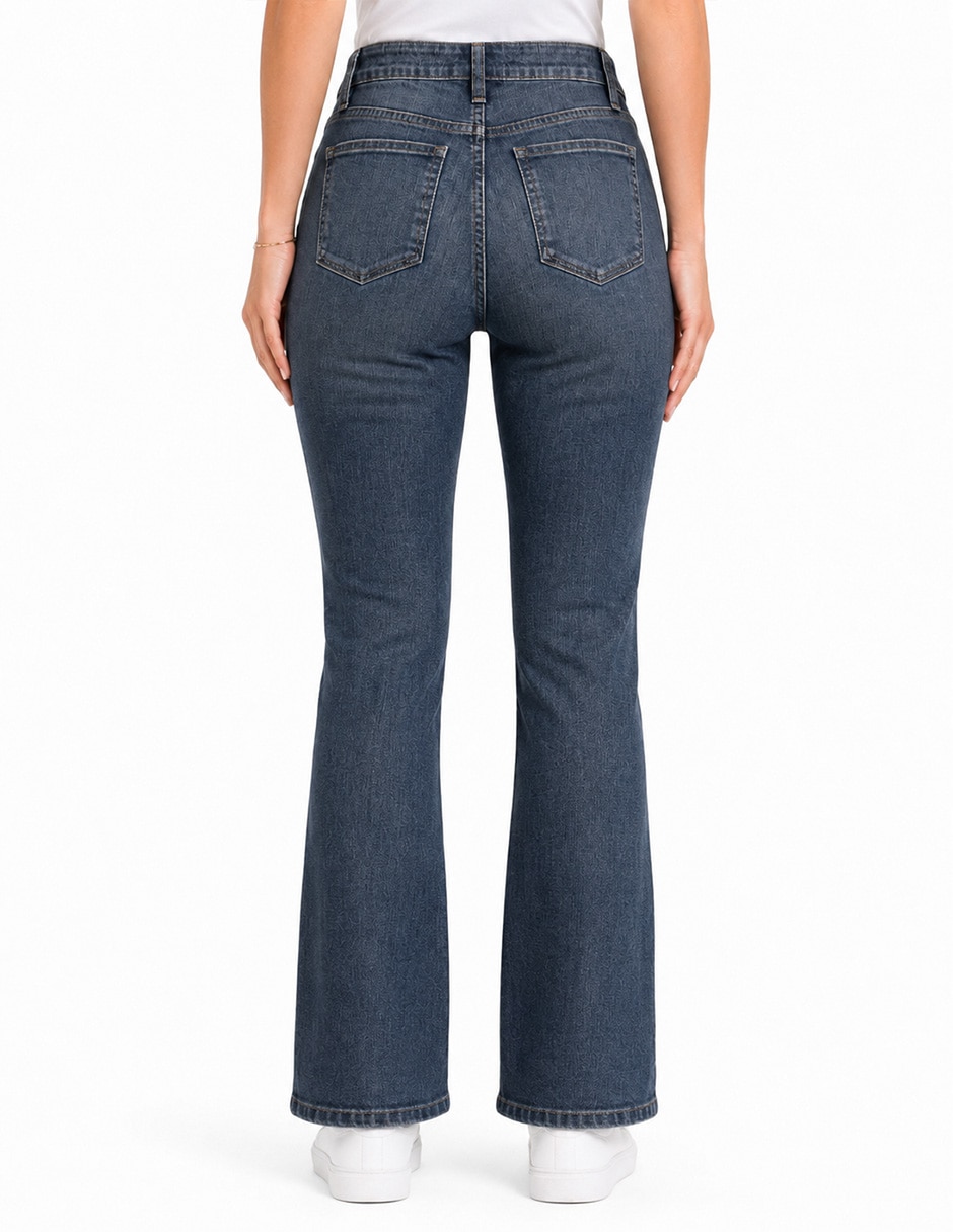 Jeans regular boot cintura fd2615 para mujer 3