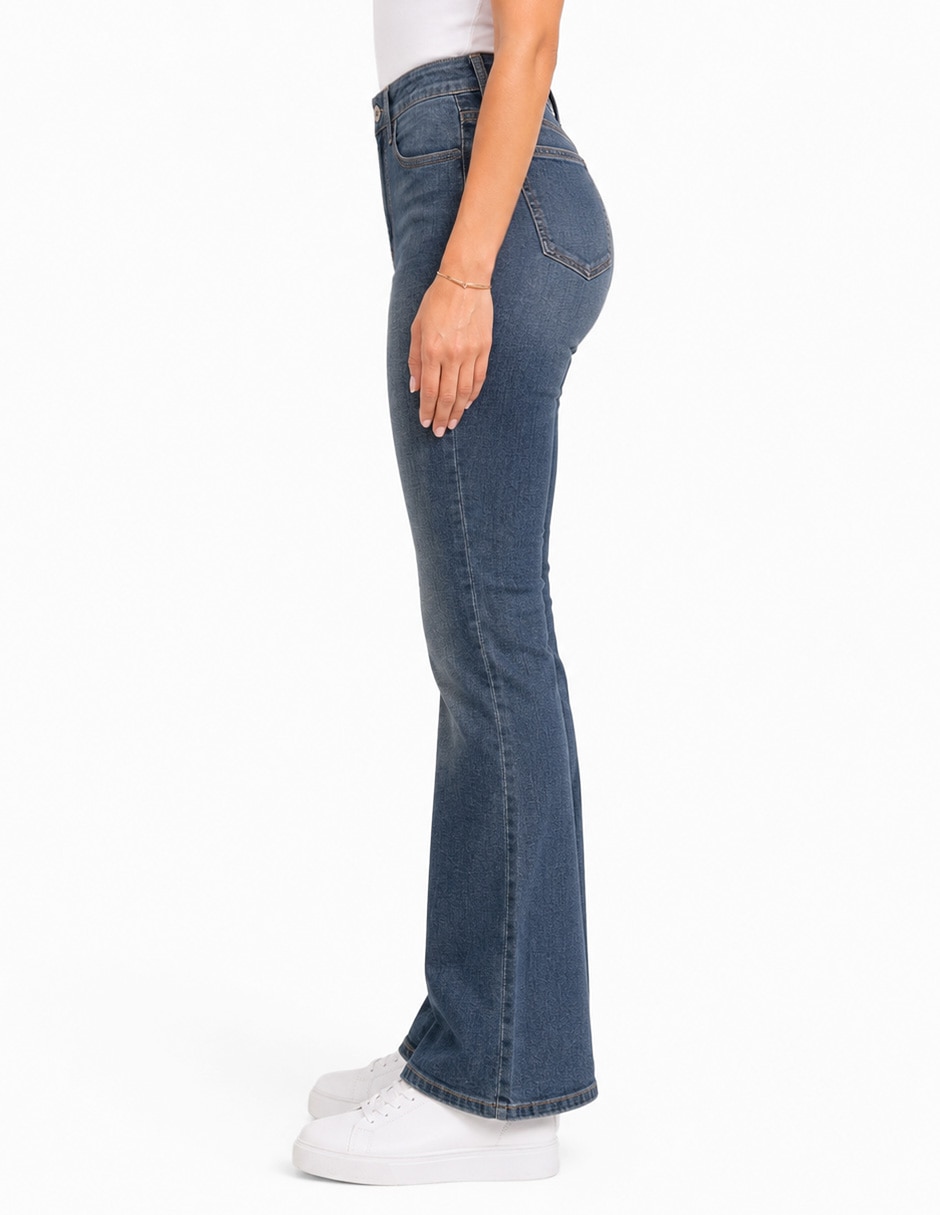 Jeans regular boot cintura fd2615 para mujer 5