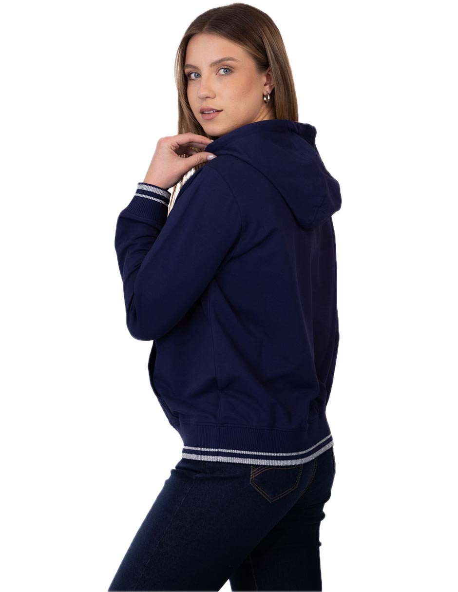 Sudadera con capucha y bolsa para mujer 3