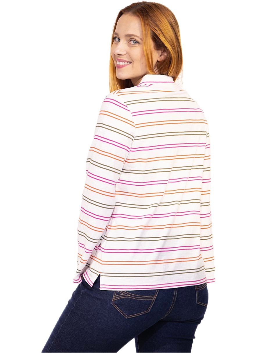 Playera tipo polo para mujer 3