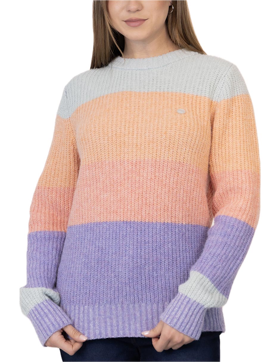 Suéter cuello redondo para mujer 2