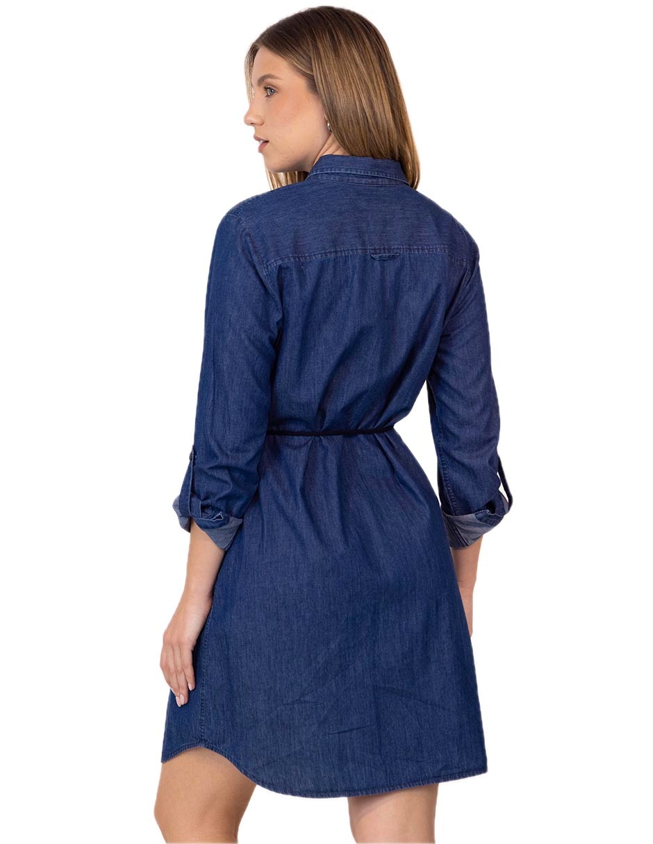 Vestido a la rodilla casual para mujer 2