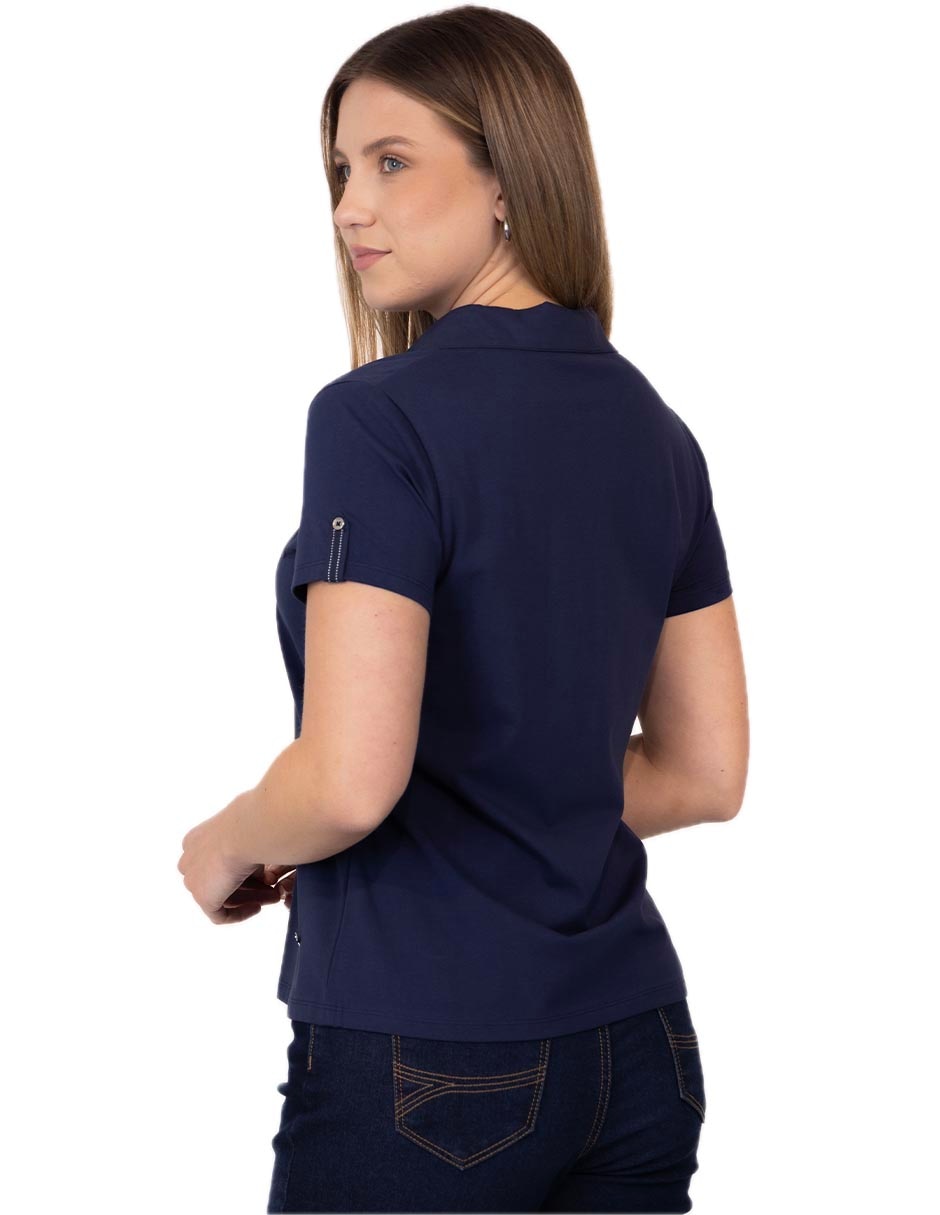 Playera tipo polo para mujer 3