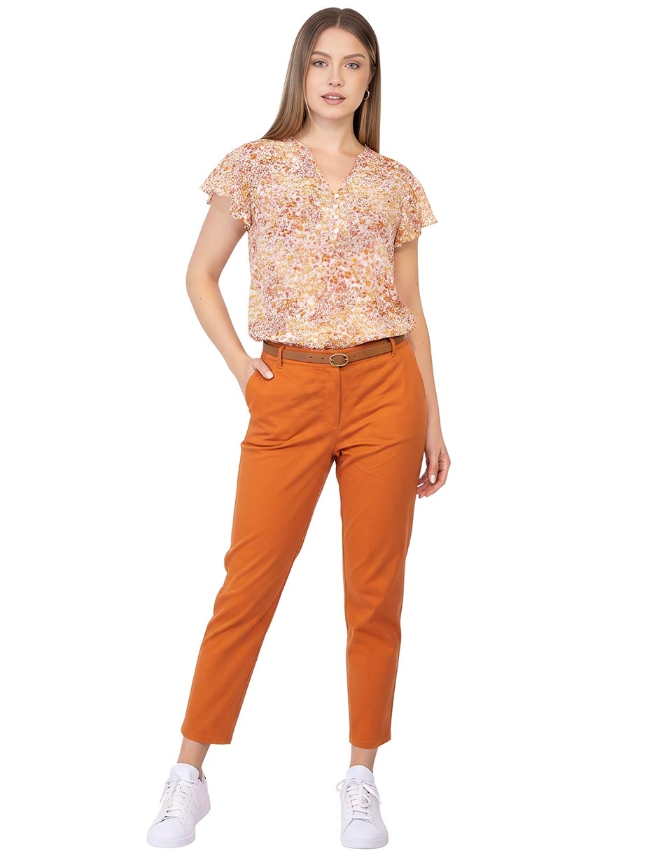 Pantalón regular para mujer 4