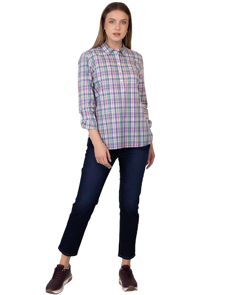 Blusa manga larga para mujer 3