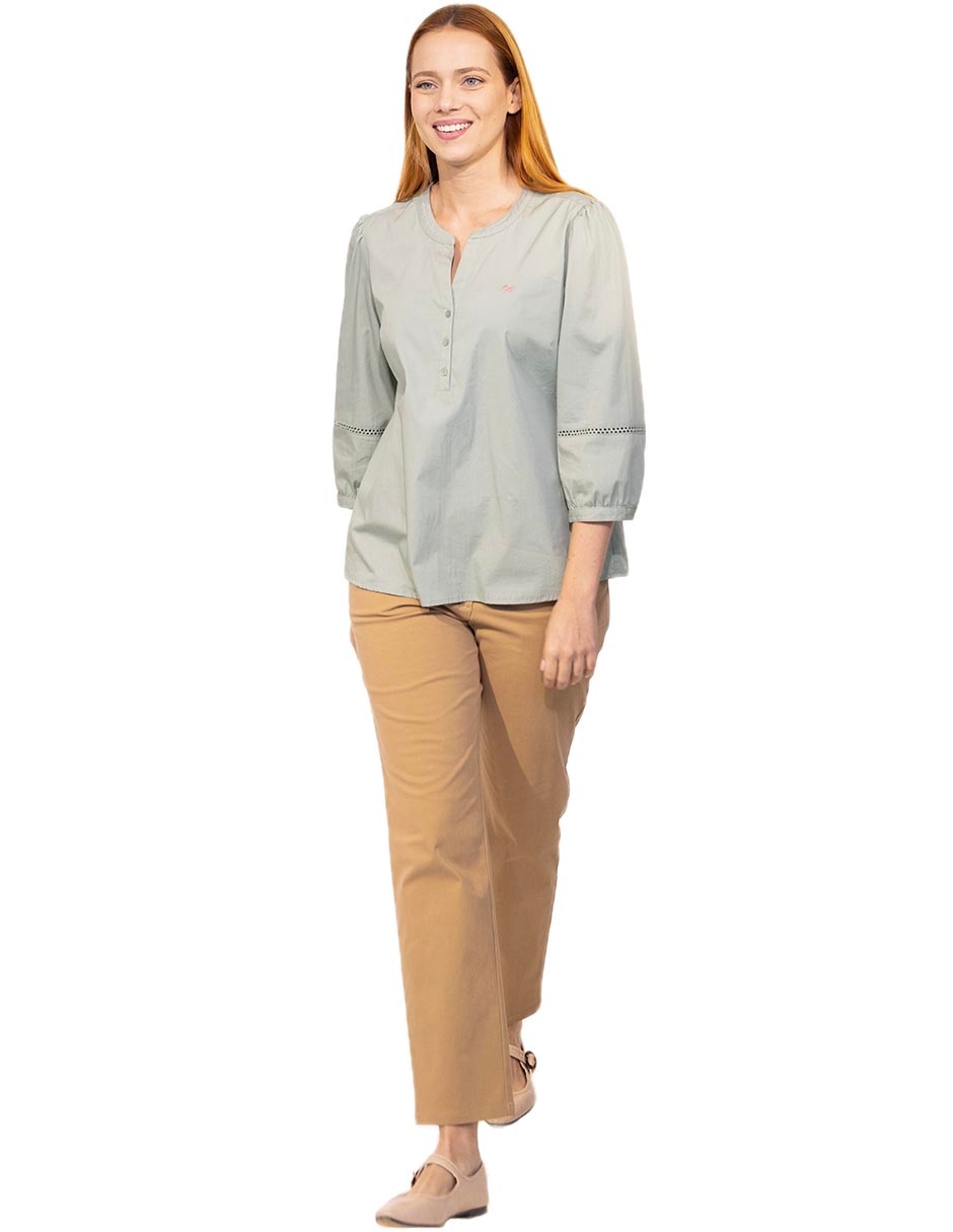 Blusa Ferrioni manga 3/4 para mujer