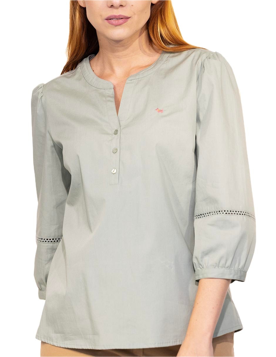 Blusa Ferrioni manga 3/4 para mujer