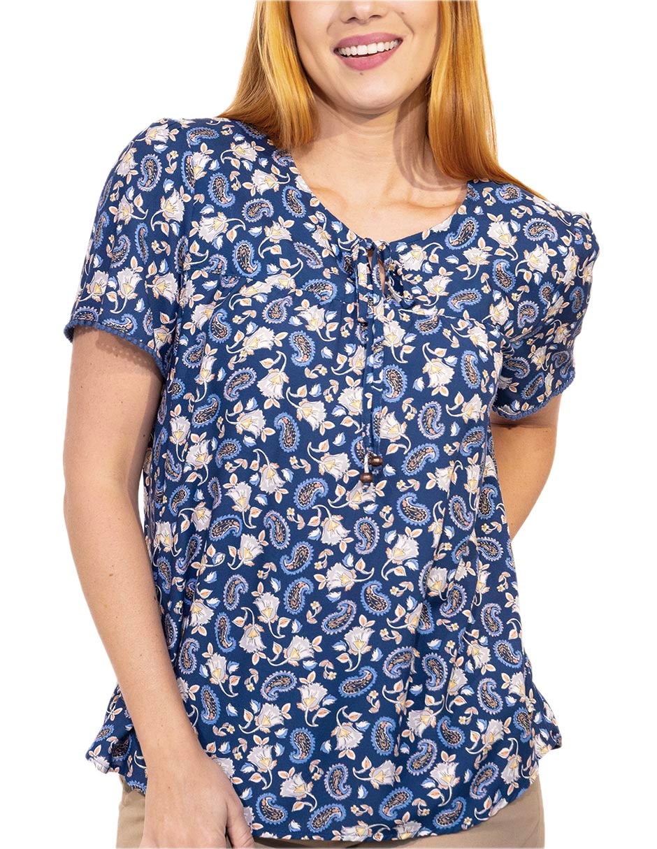 Blusa manga corta para mujer 2