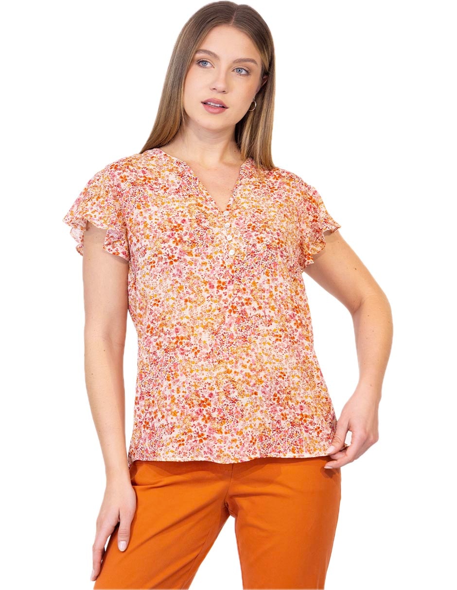 Blusa Ferrioni manga corta para mujer