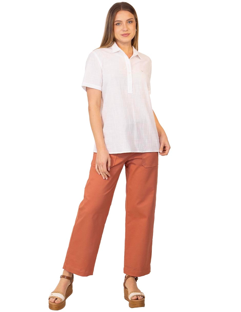 Blusa manga corta para mujer 3