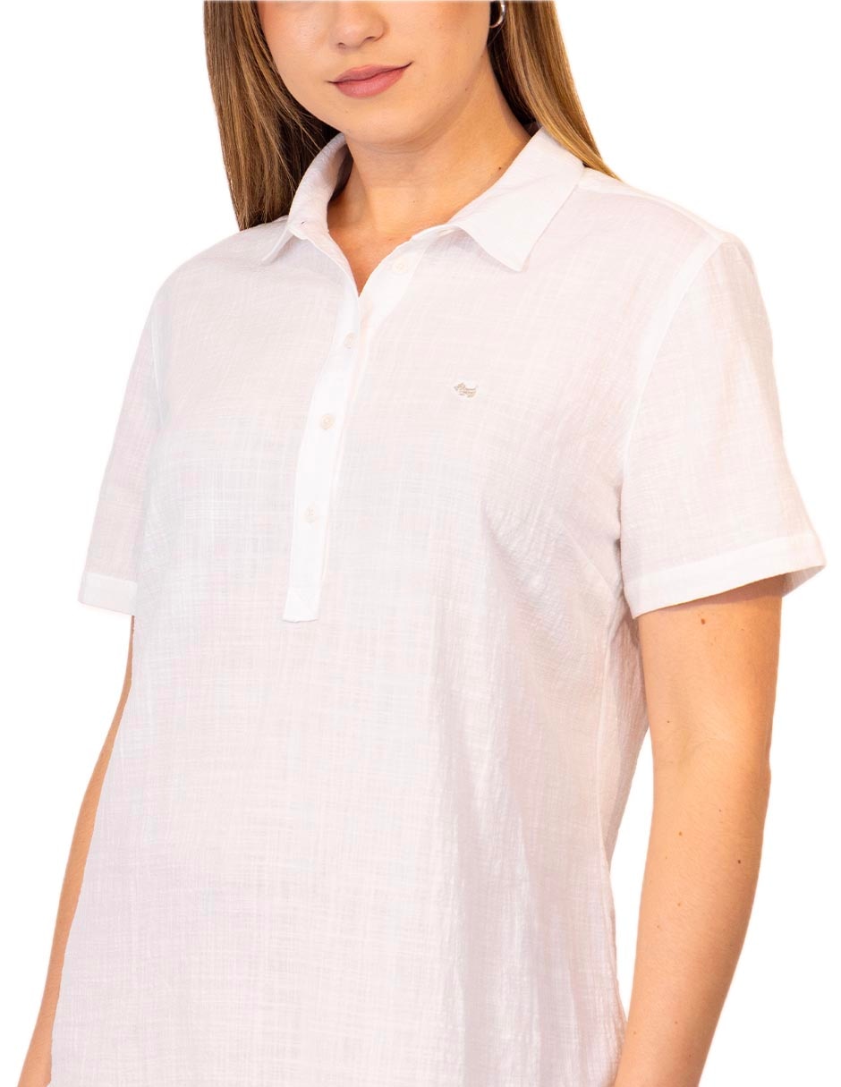 Blusa manga corta para mujer 4
