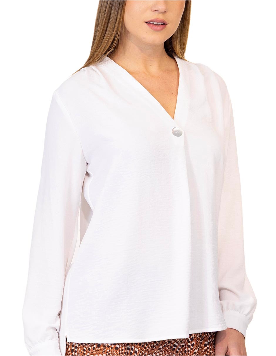 Blusa ferrioni manga larga para mujer