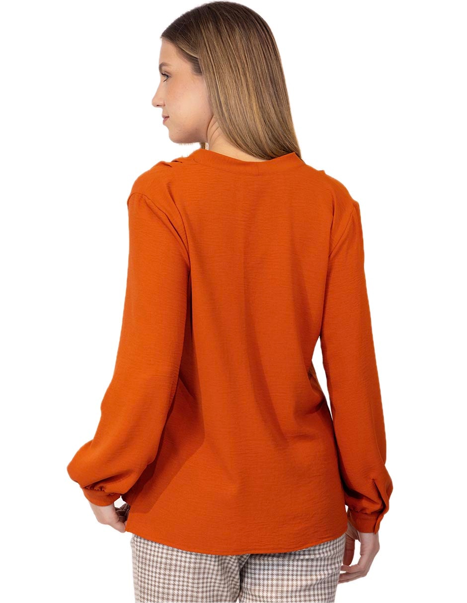 Blusa manga larga para mujer 4