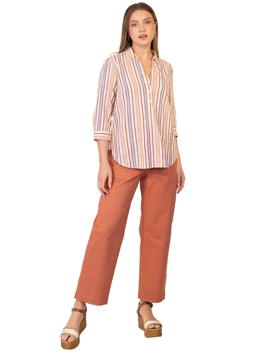 Blusa manga 3/4 para mujer 4
