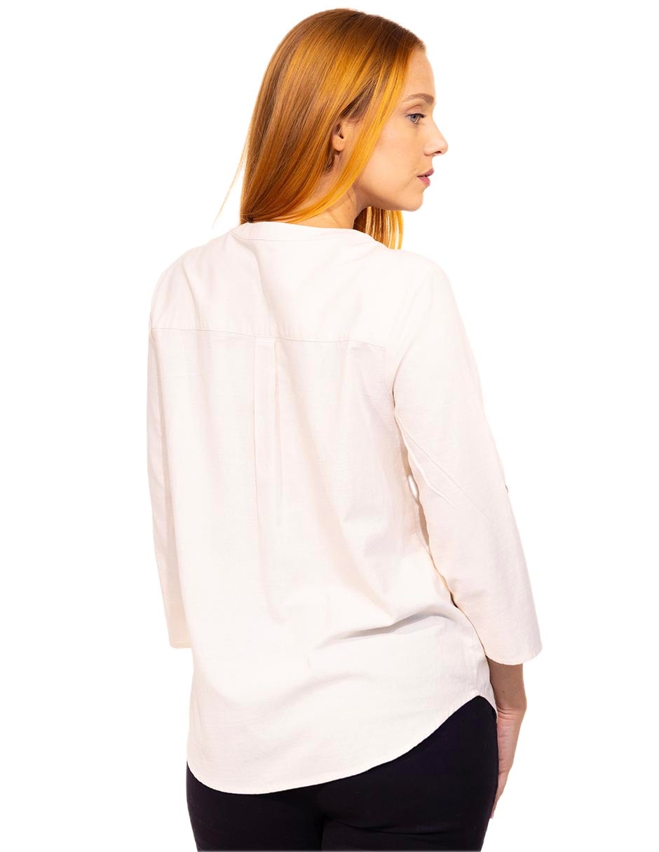 Blusa ferrioni manga 3/4 para mujer