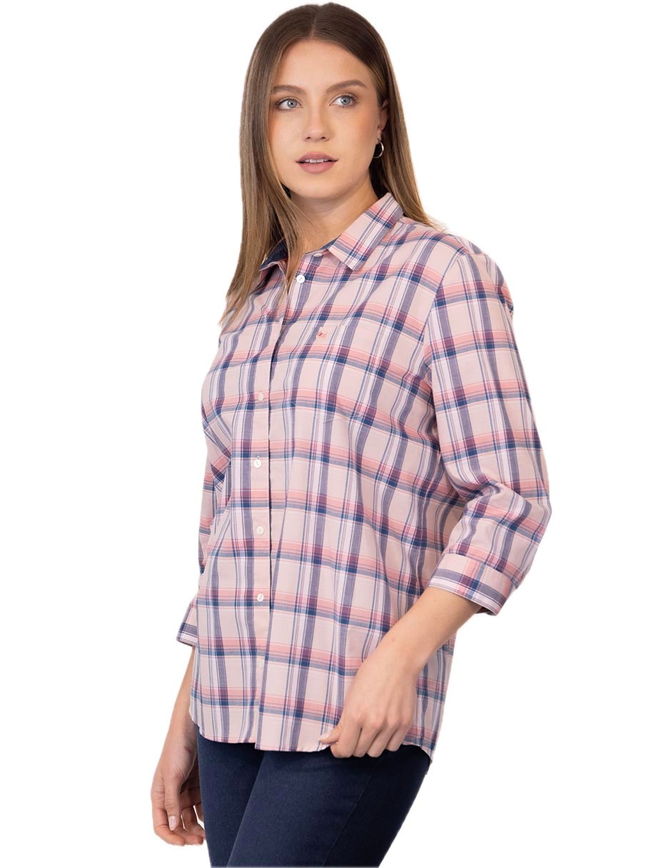 Blusa manga 3/4 para mujer Blusa manga 3/4 para mujer