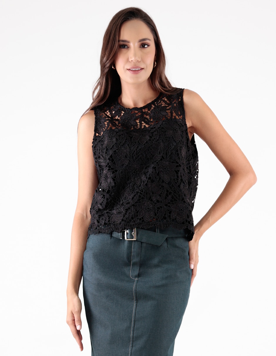 Blusa coleccion manga sin manga para mujer Blusa coleccion manga sin manga para mujer